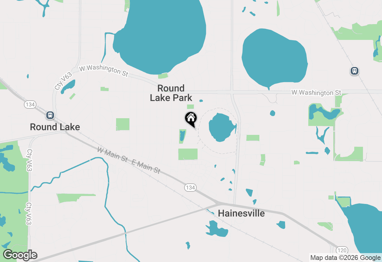 Map of 407 Elder Drive, Round Lake Park, IL 60073