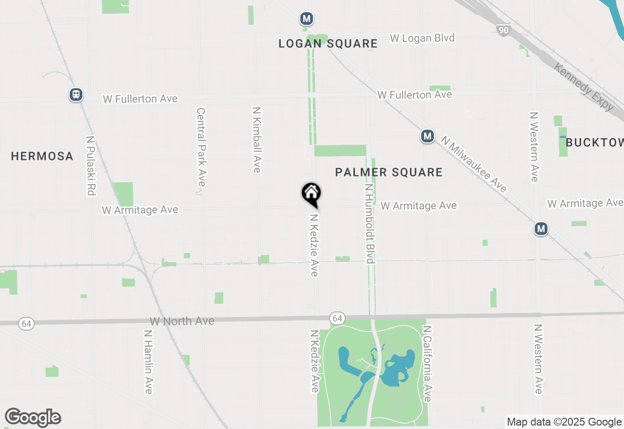 Map of 1946 N Kedzie Avenue, Chicago, IL 60647