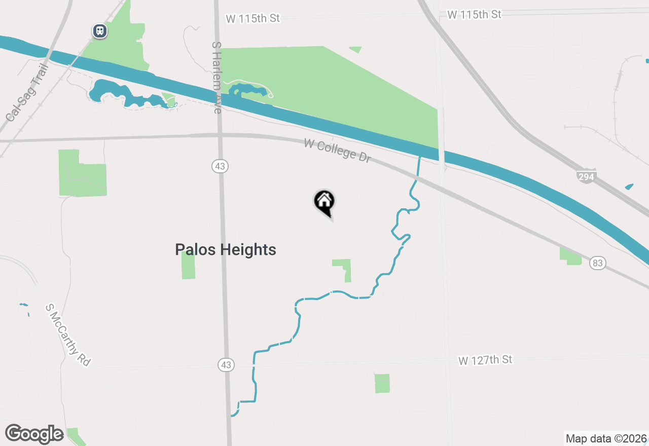 Map of 12200 S Oak Park Avenue, Palos Heights, IL 60463