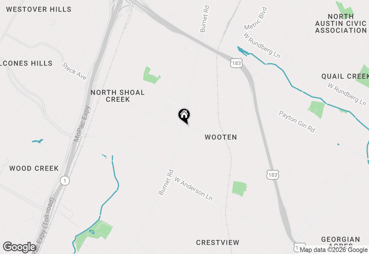 Map of 2301 Ohlen Rd #109, Austin, TX 78757