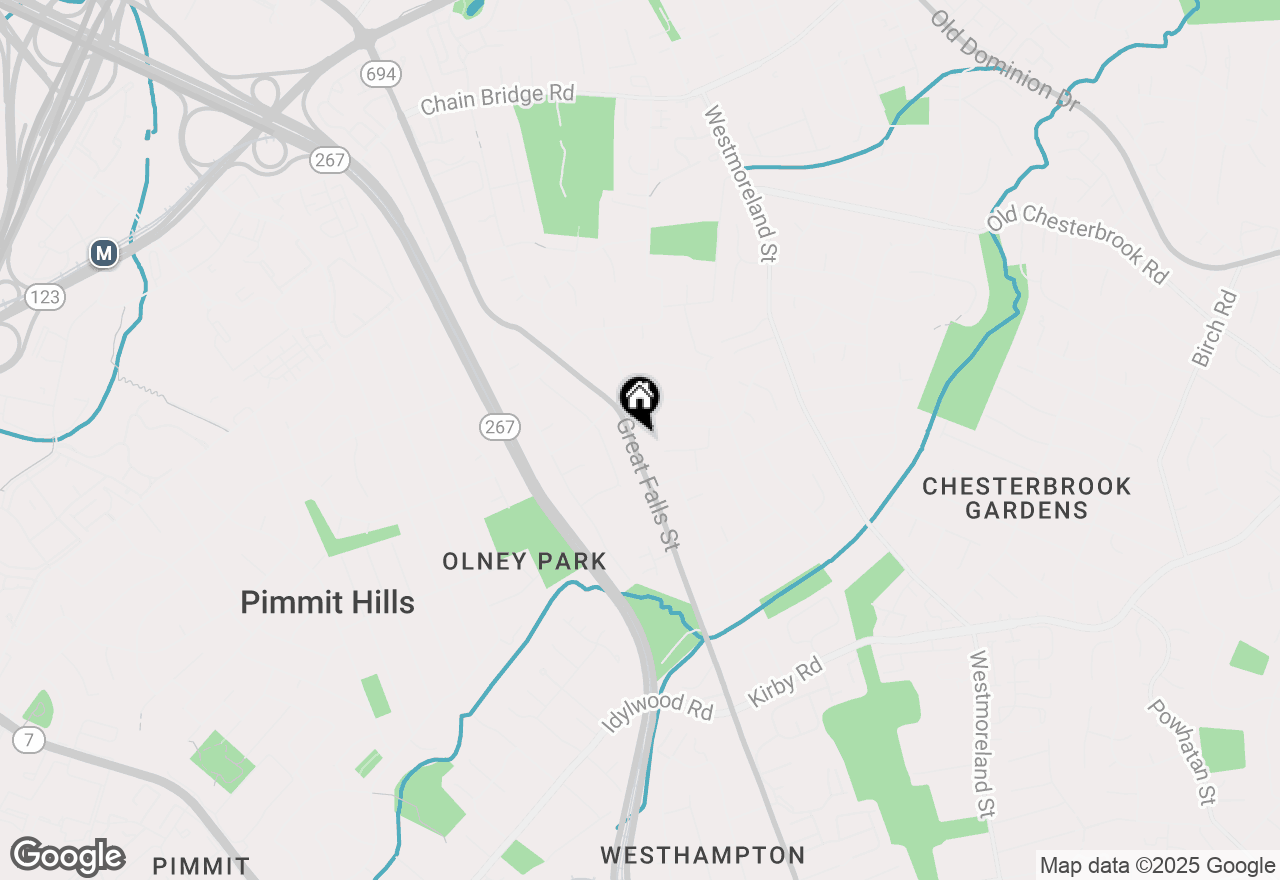 Map of 1801 Great Falls Street, Mclean, VA 22101