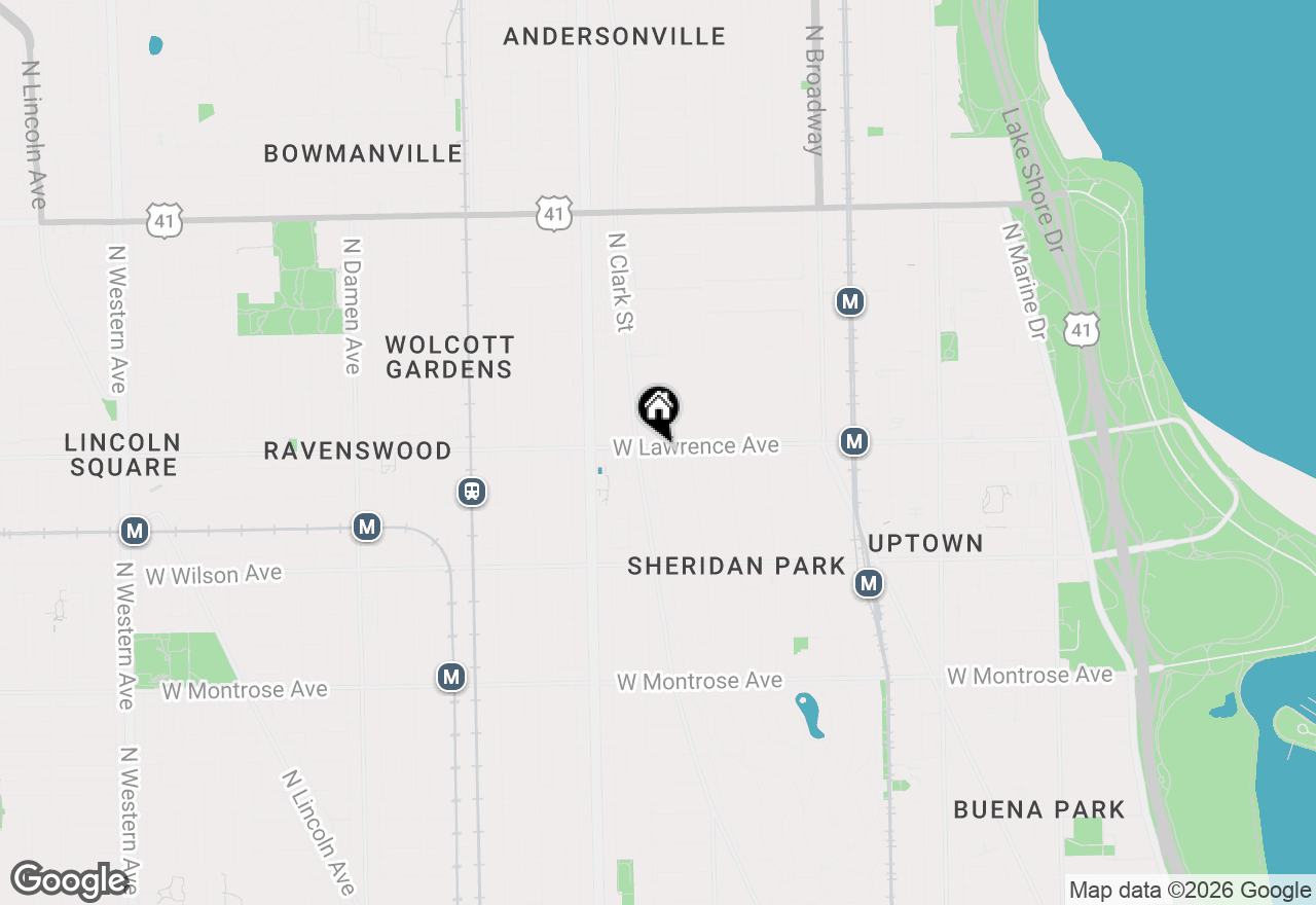 Map of 4754 N Dover Street #1E, Chicago, IL 60640