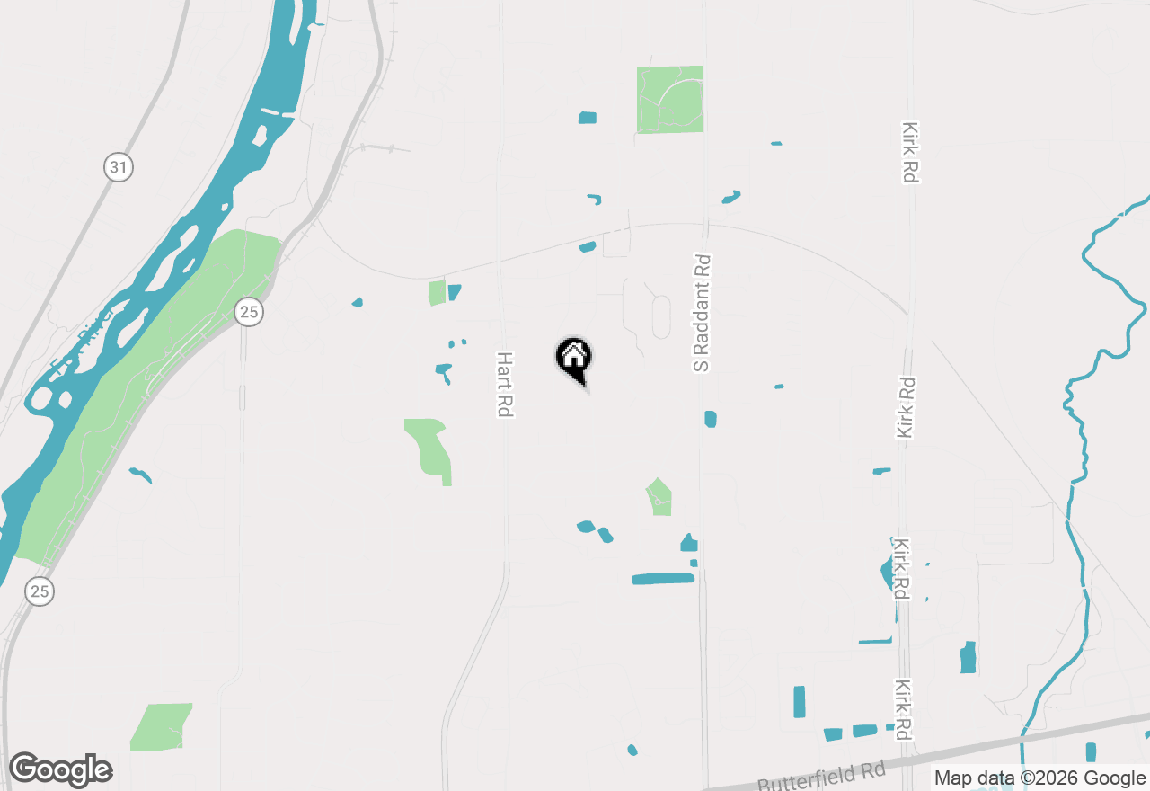 Map of 627 Ritter Drive, Batavia, IL 60510
