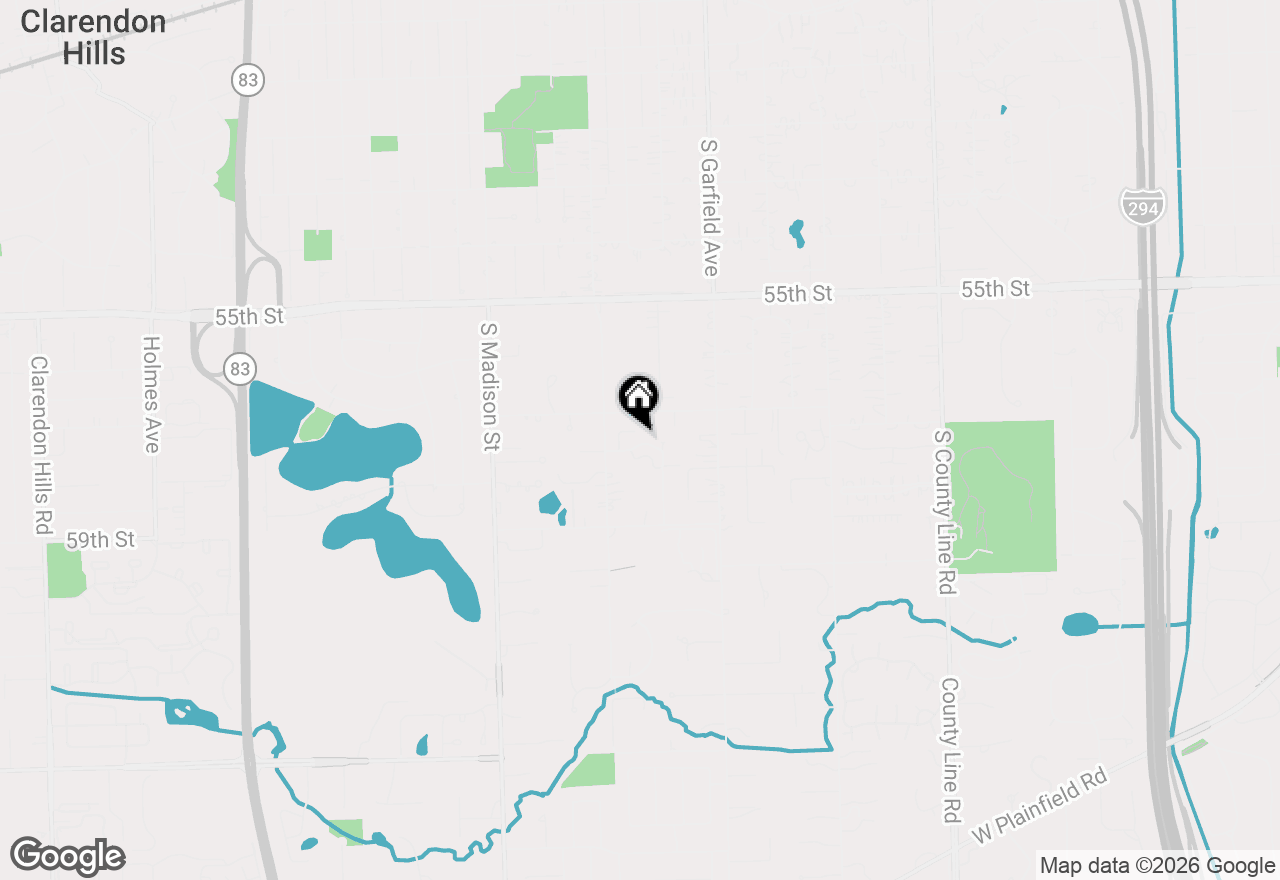 Map of 86 W Kennedy Lane, Hinsdale, IL 60521