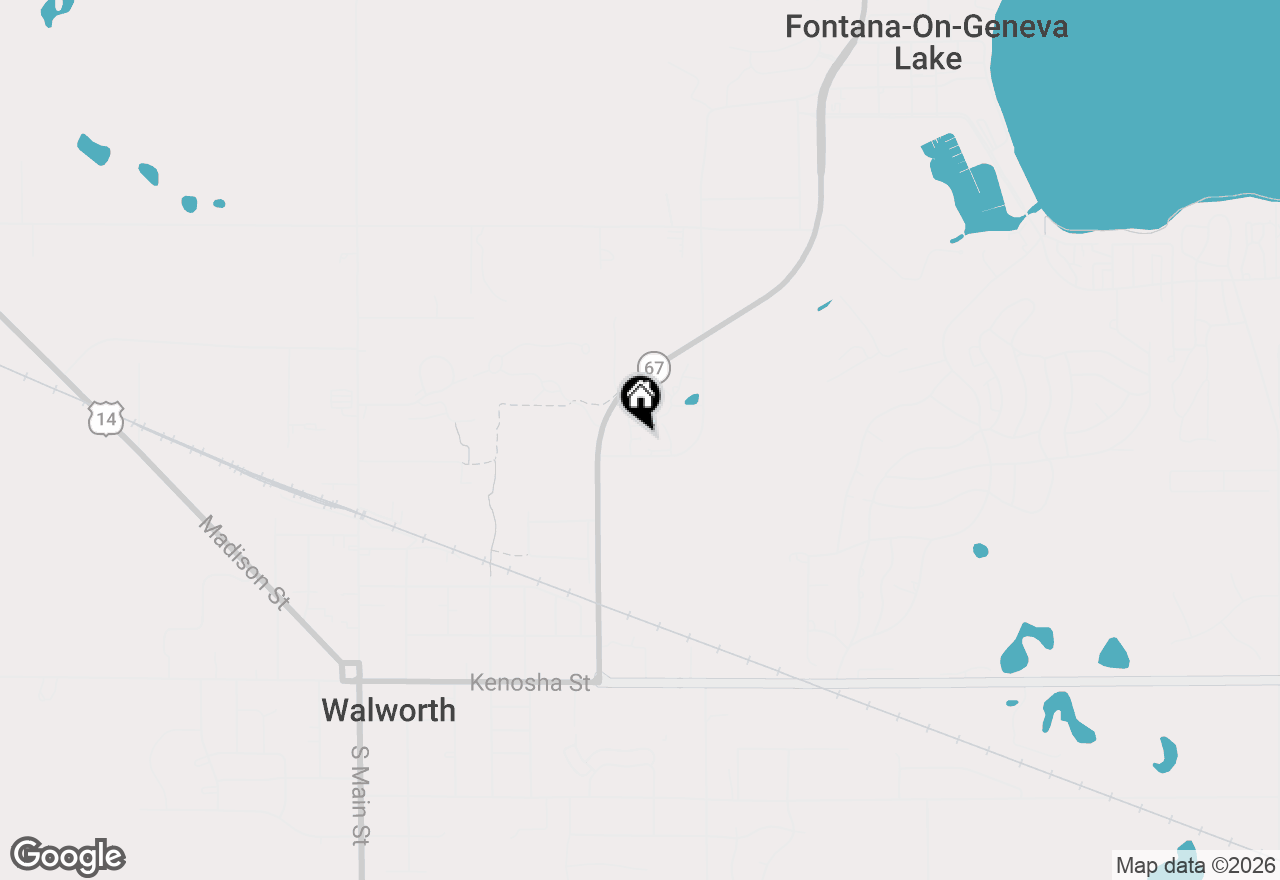 Map of 930 Alpine Dr #PP2, Fontana, WI 53125