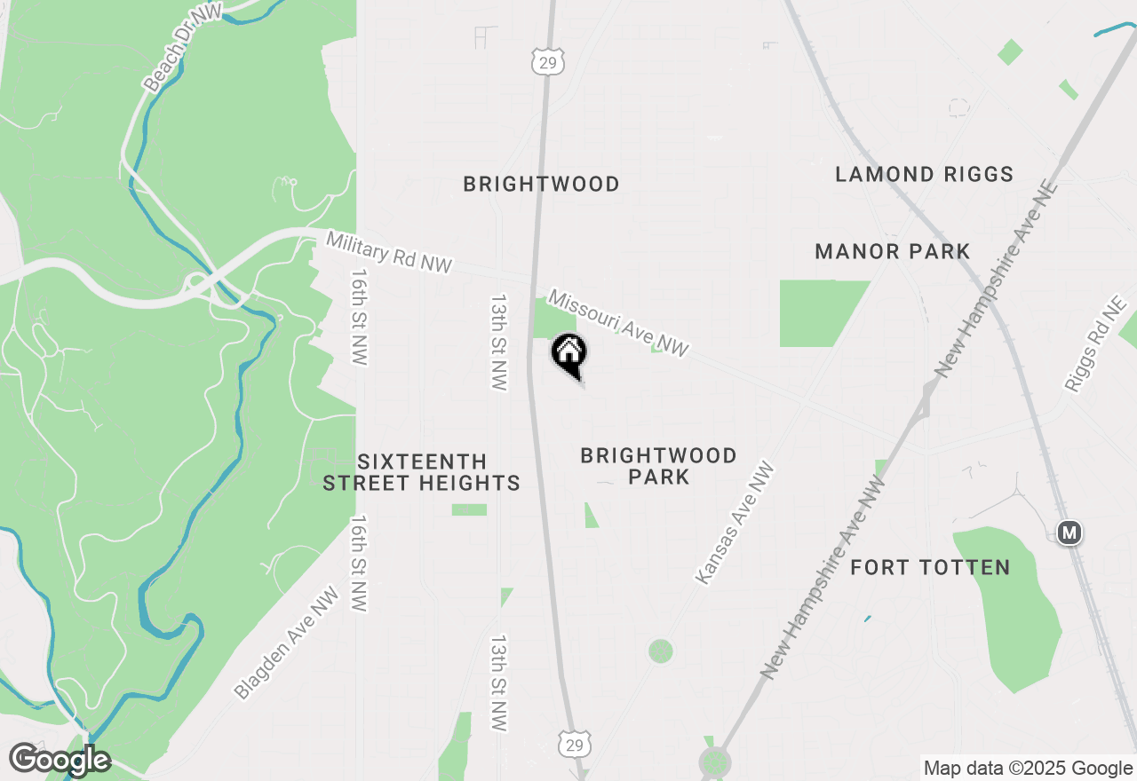 Map of 908 Longfellow Street Nw, Washington, DC 20011