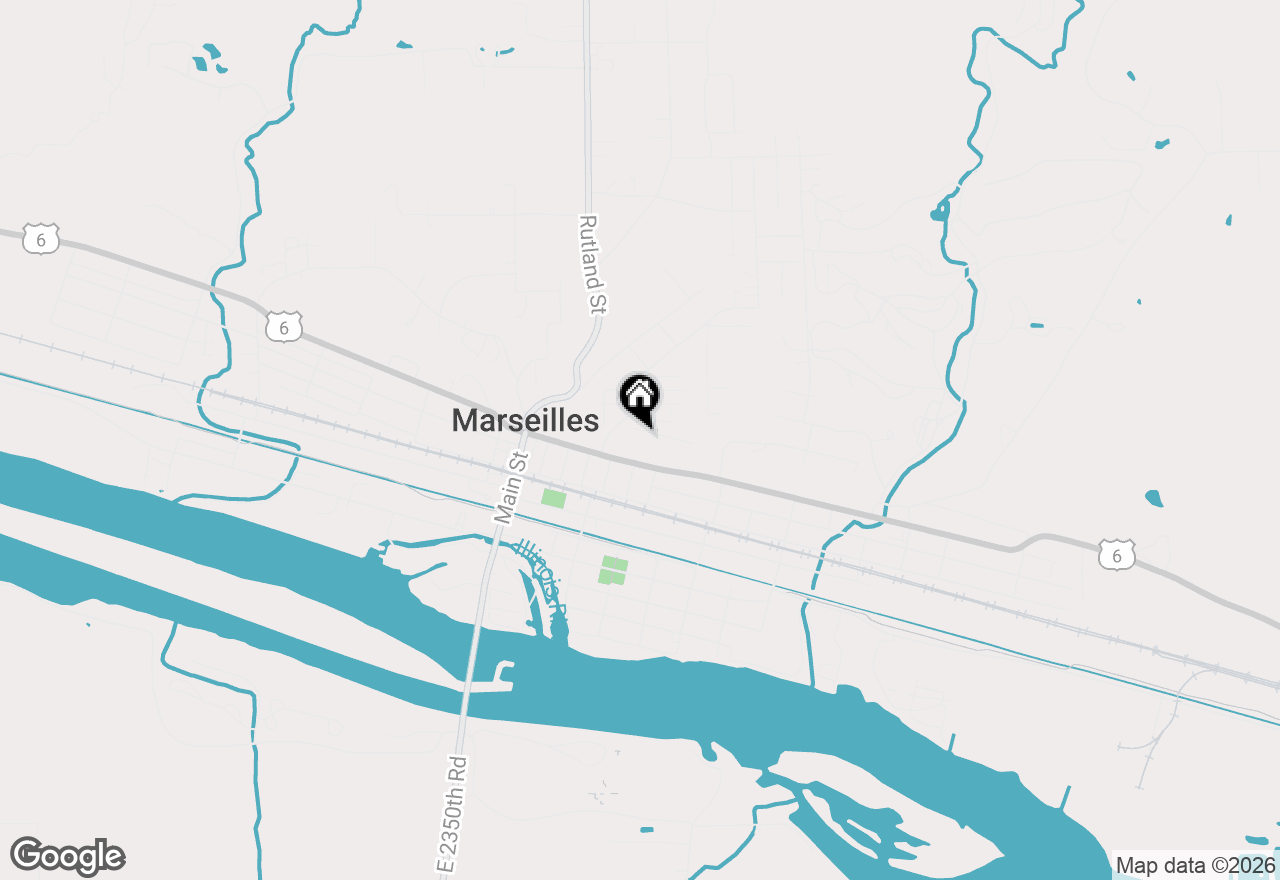 Map of 395 Lawrence Avenue, Marseilles, IL 61341