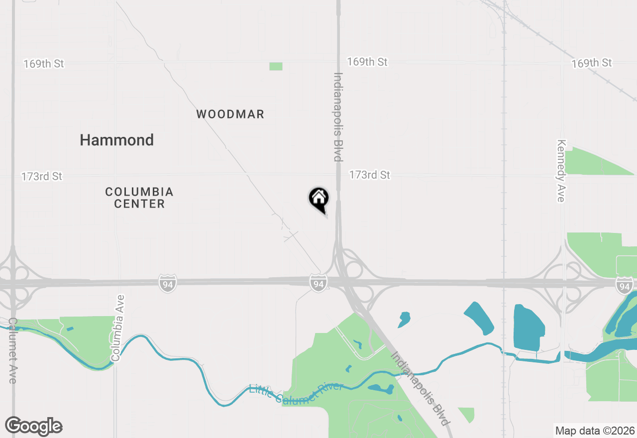 Map of 7436 Magoun Avenue, Hammond, IN 46324