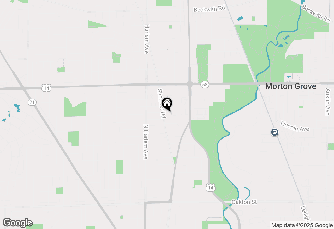 Map of 7035 W Greenleaf Street, Niles, IL 60714