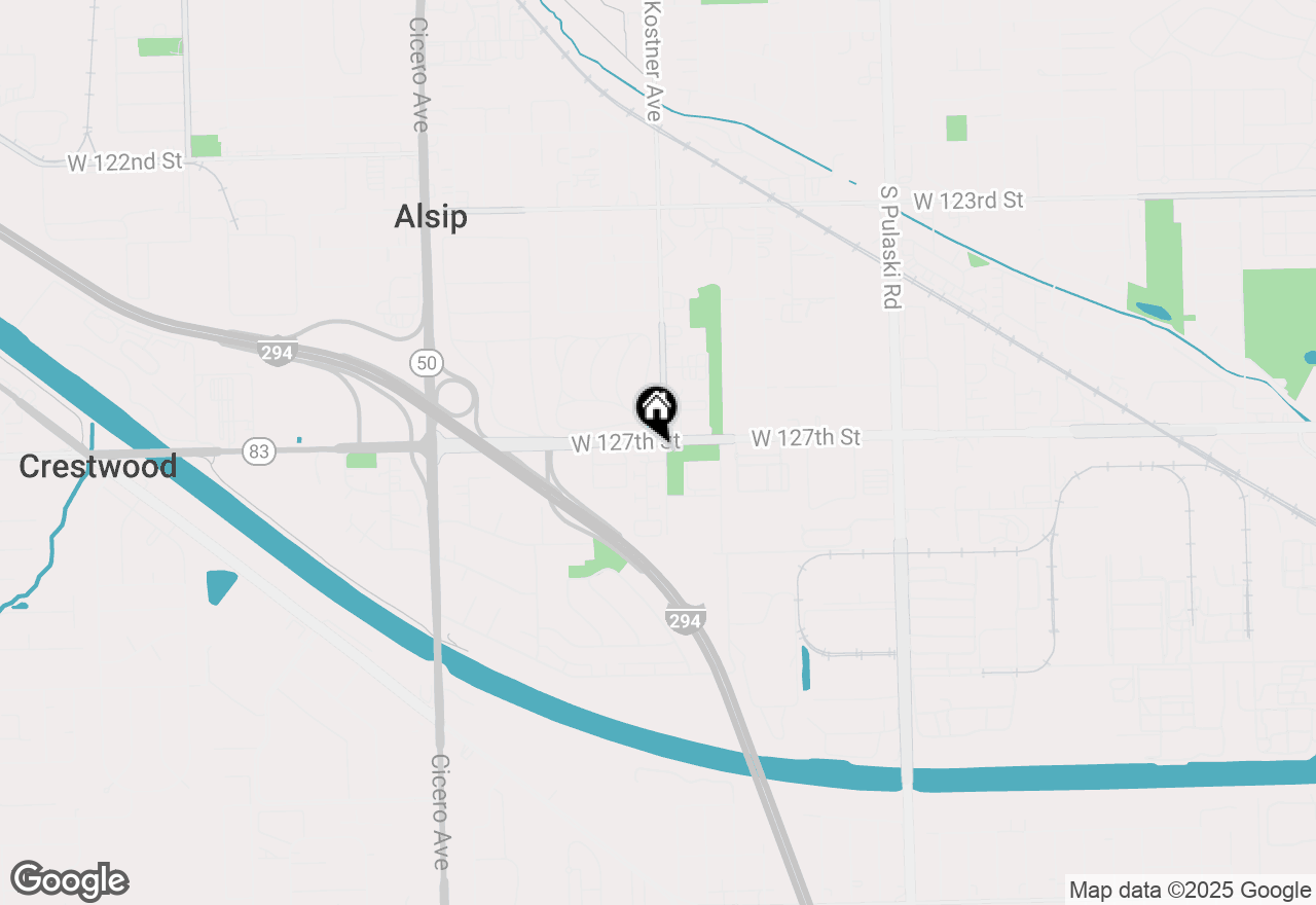 Map of 4406 W 127th Place, Alsip, IL 60803