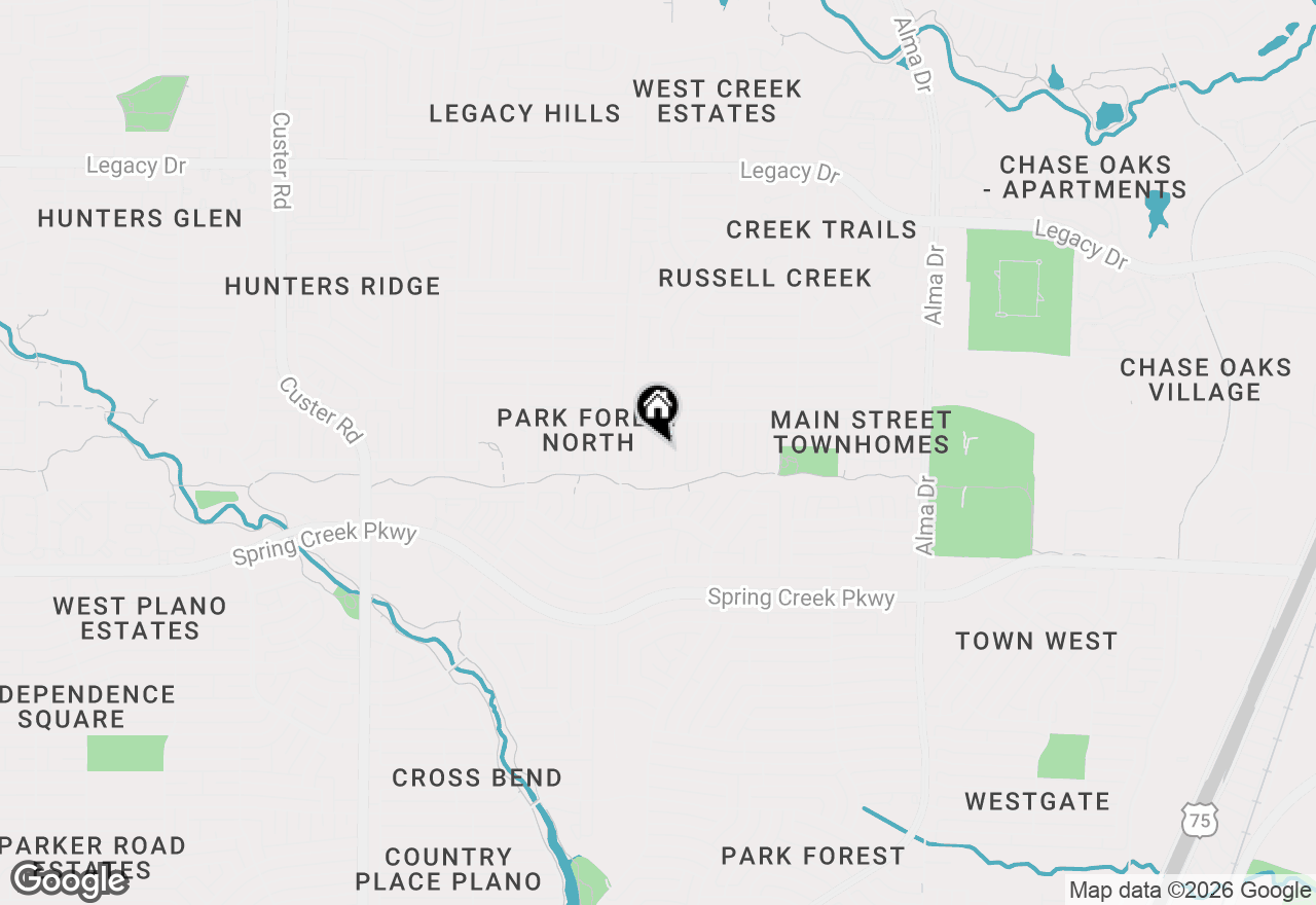 Map of 6513 Caddo Court, Plano, TX 75023