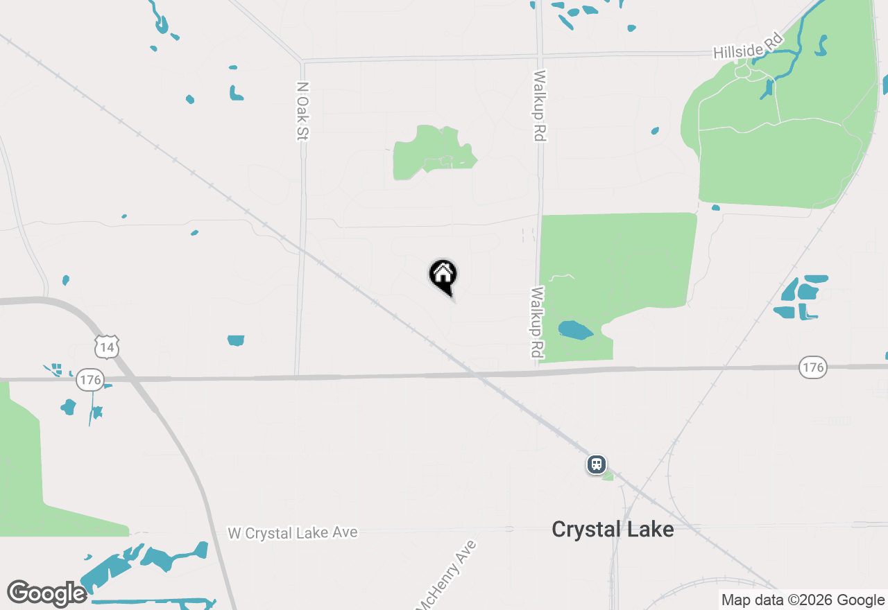 Map of 124 Carmella Drive, Crystal Lake, IL 60012