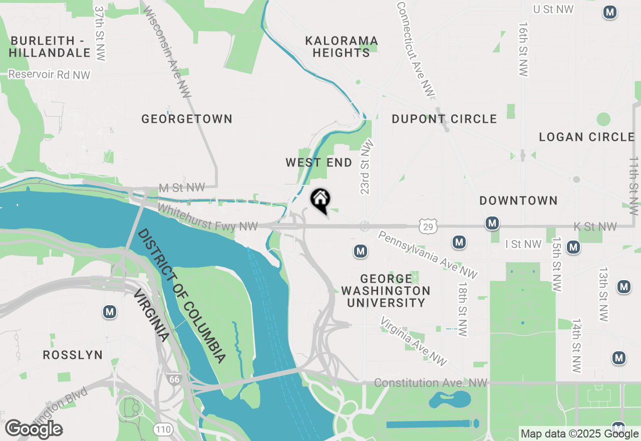 Map of 2515 K Street Nw #407, Washington, DC 20037