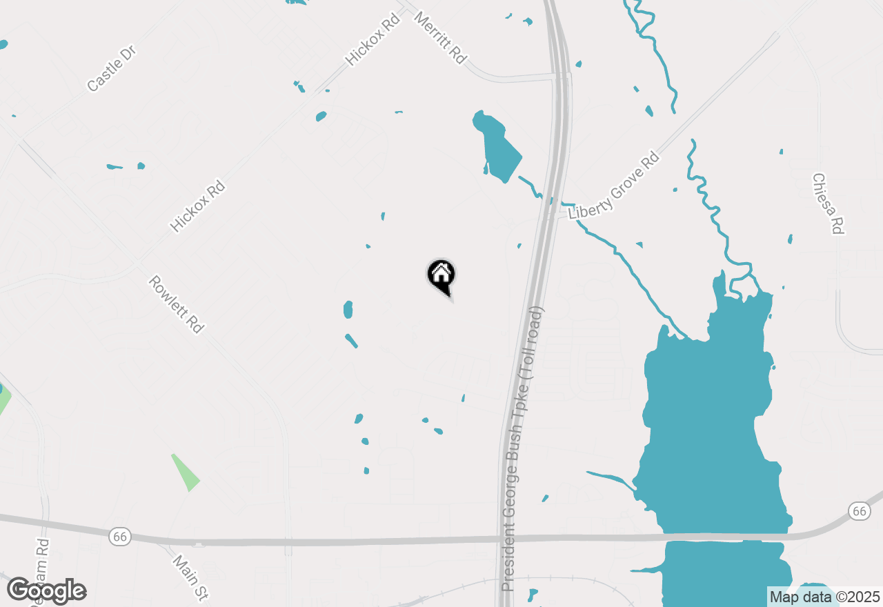 Map of 4409 Toler Road, Rowlett, TX 75089