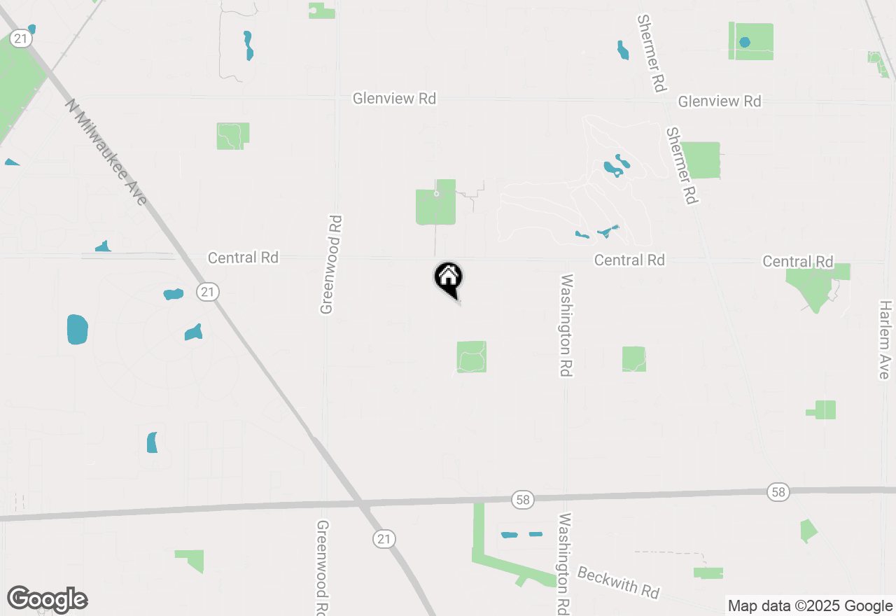 Map of 440 Sheryl Lane, Glenview, IL 60025