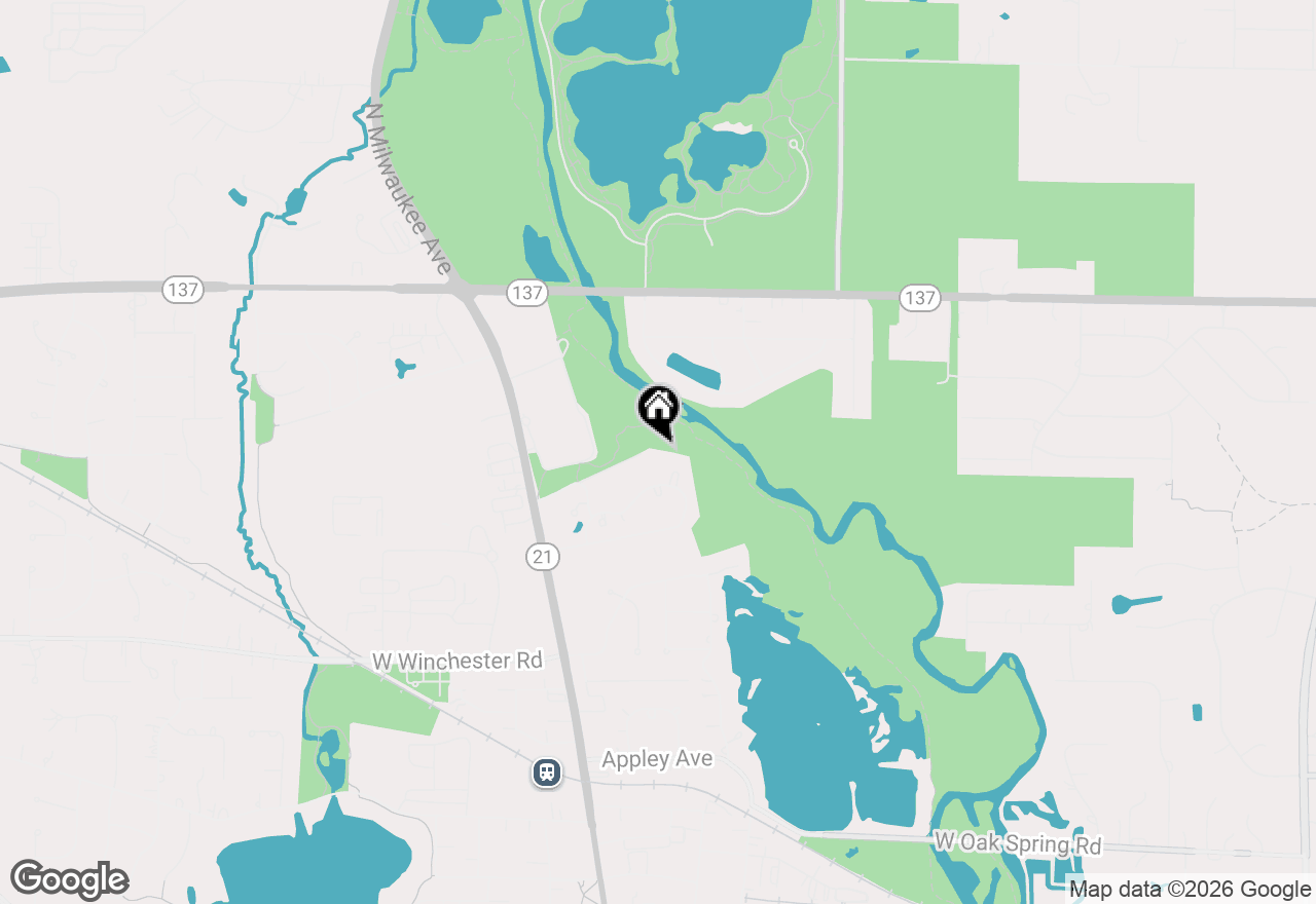 Map of 1480 N Milwaukee Avenue, Libertyville, IL 60048