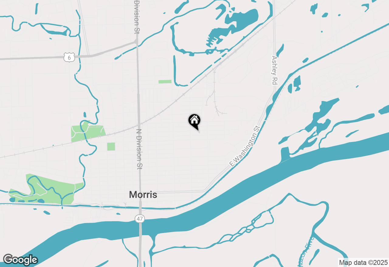 Map of 809 Douglas Street, Morris, IL 60450