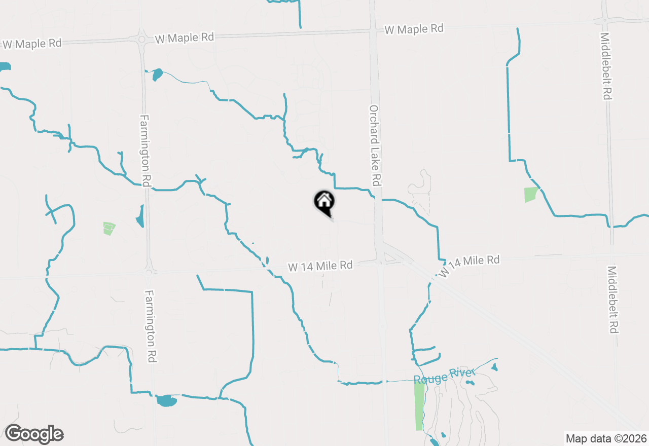 Map of 4344 Gateway Circle, West Bloomfield, MI 48322