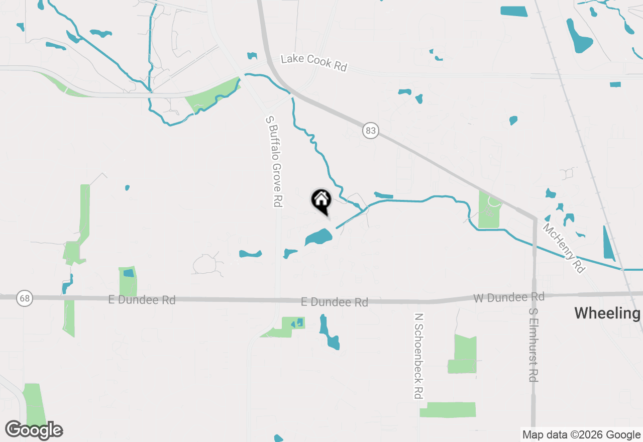 Map of (Address confidential), Wheeling, Illinois 60090