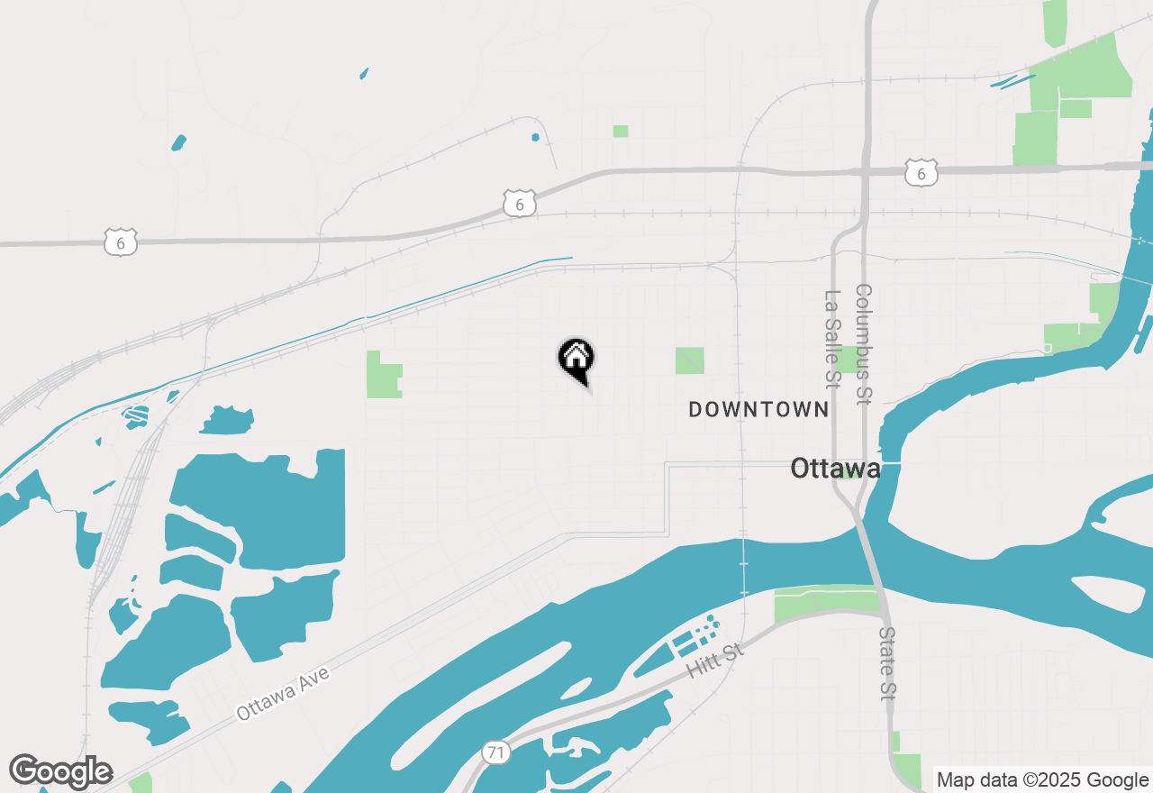 Map of 809 Poplar Street, Ottawa, IL 61350