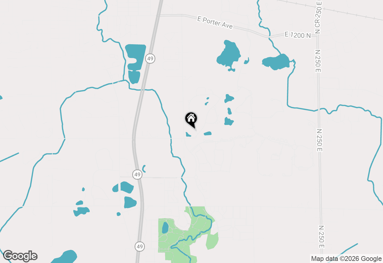 Map of 1650 Hogan Avenue, Chesterton, IN 46304