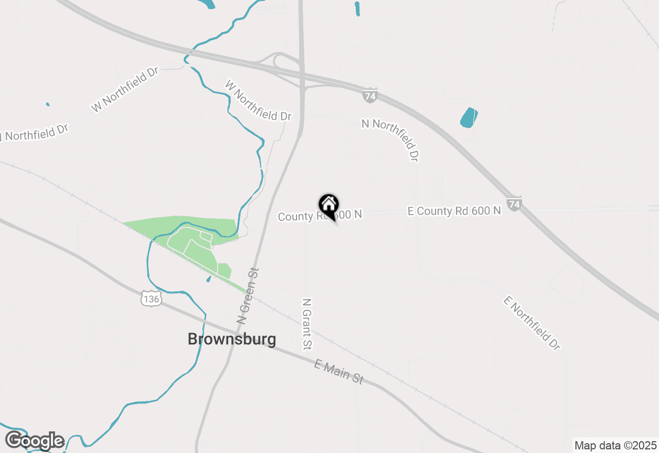 Map of 541 Eagle Crest Drive, Brownsburg, IN 46112