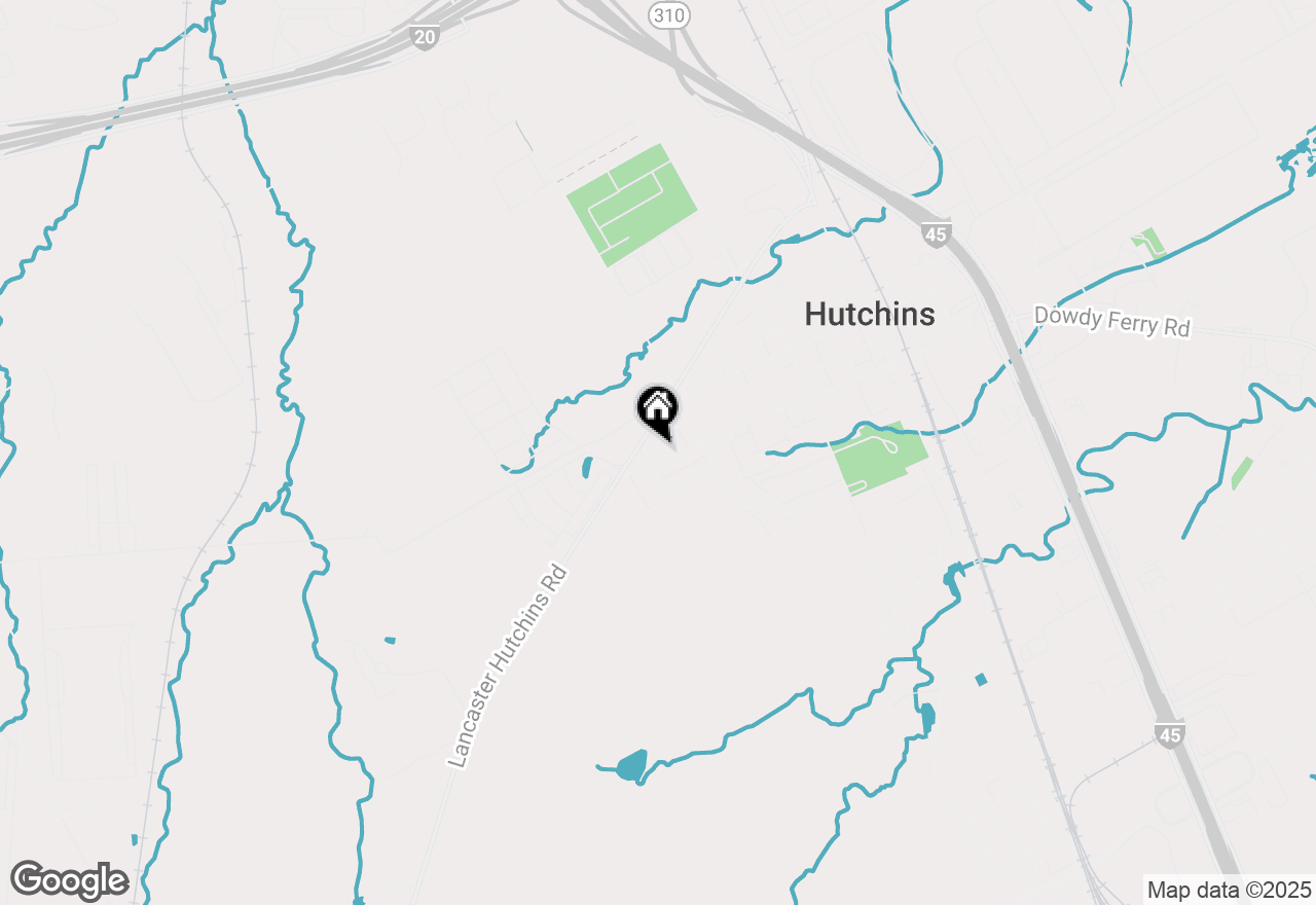 Map of 731 W Palestine Street, Hutchins, TX 75141