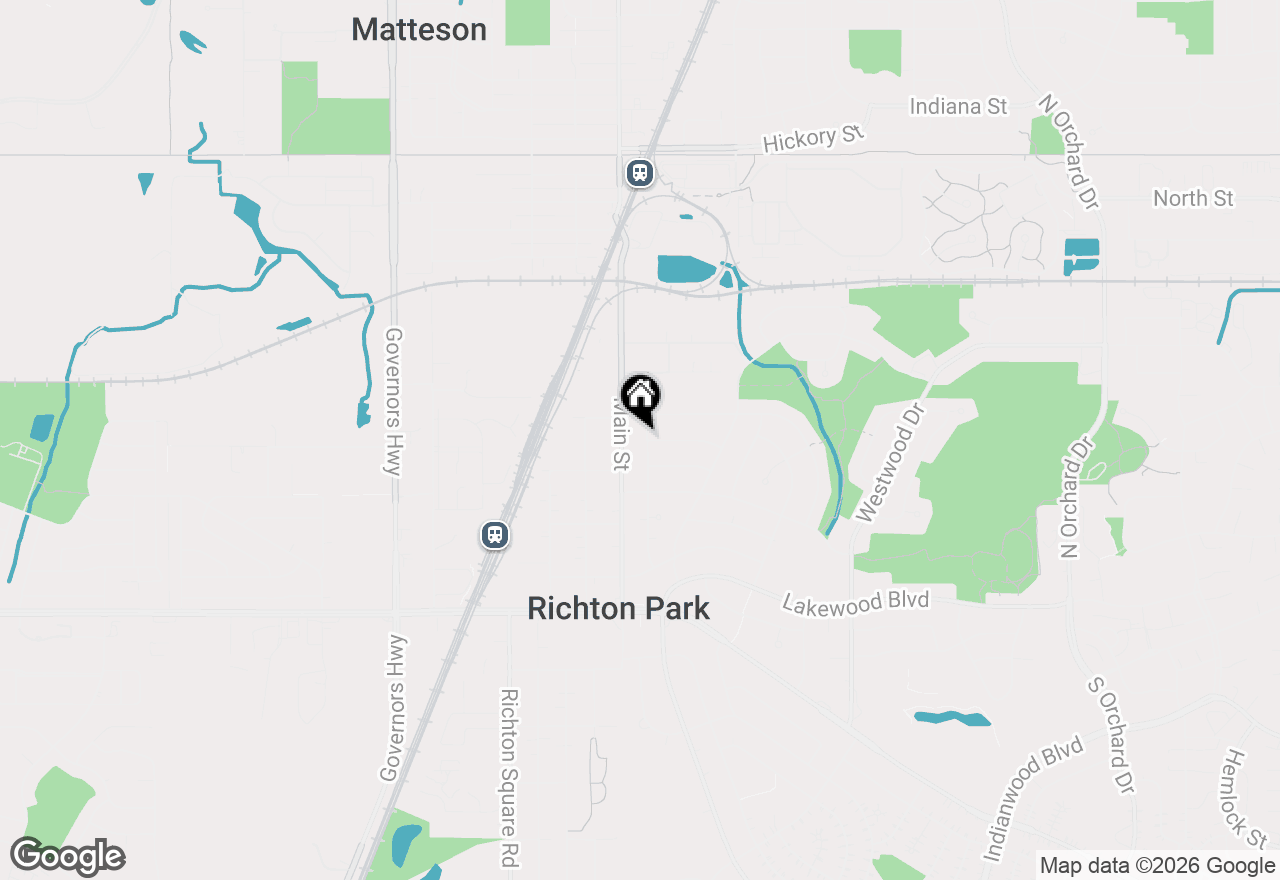 Map of 182 Washington Street, Park Forest, IL 60466