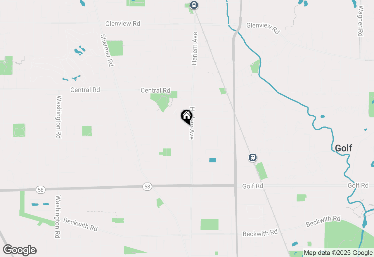 Map of 319 Washington Street, Glenview, IL 60025