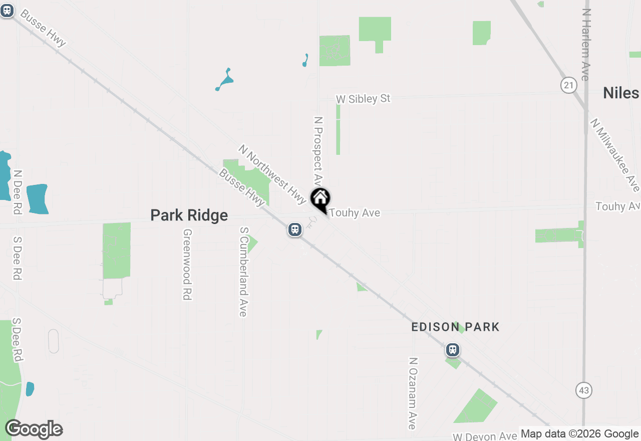 Map of 3 S Prospect Avenue #212, Park Ridge, IL 60068