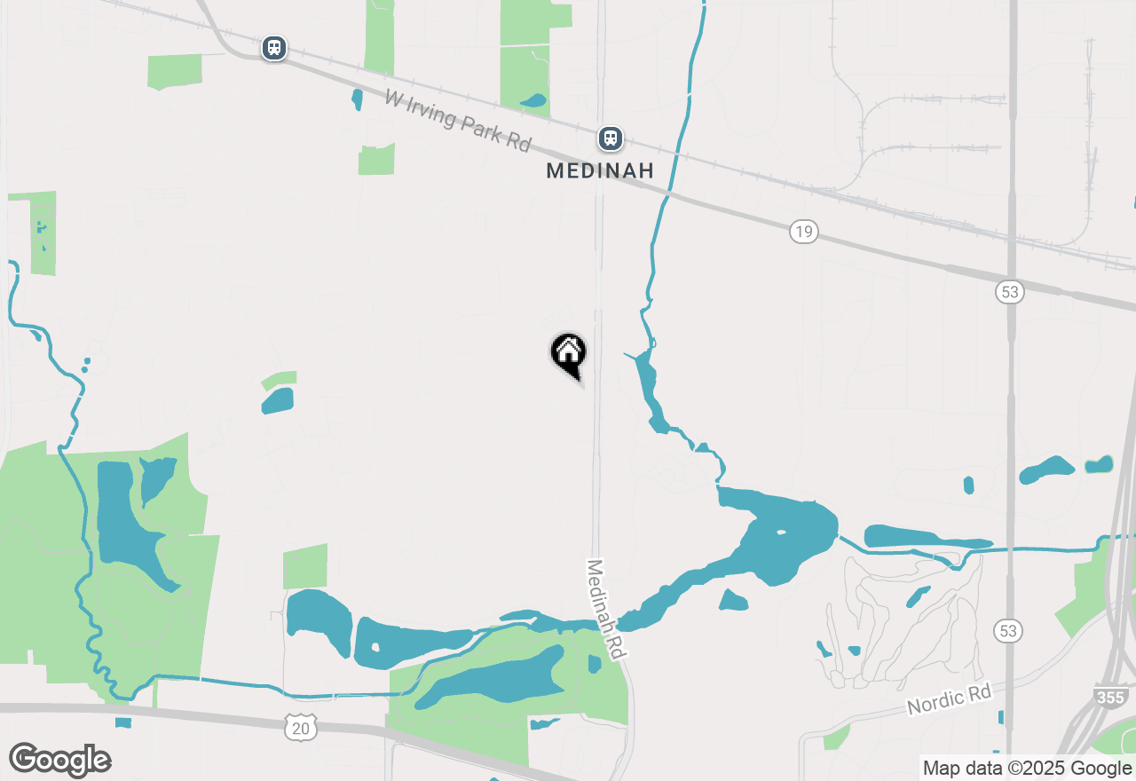 Map of 6N355 Spring Court, Medinah, IL 60157