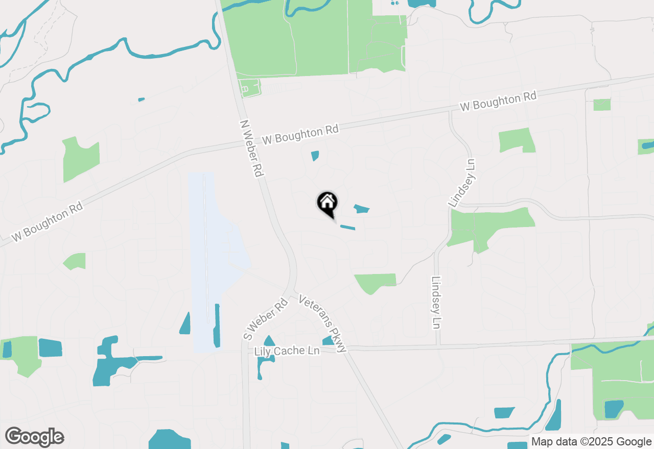 Map of 1133 Jennifer Lane, Bolingbrook, IL 60440