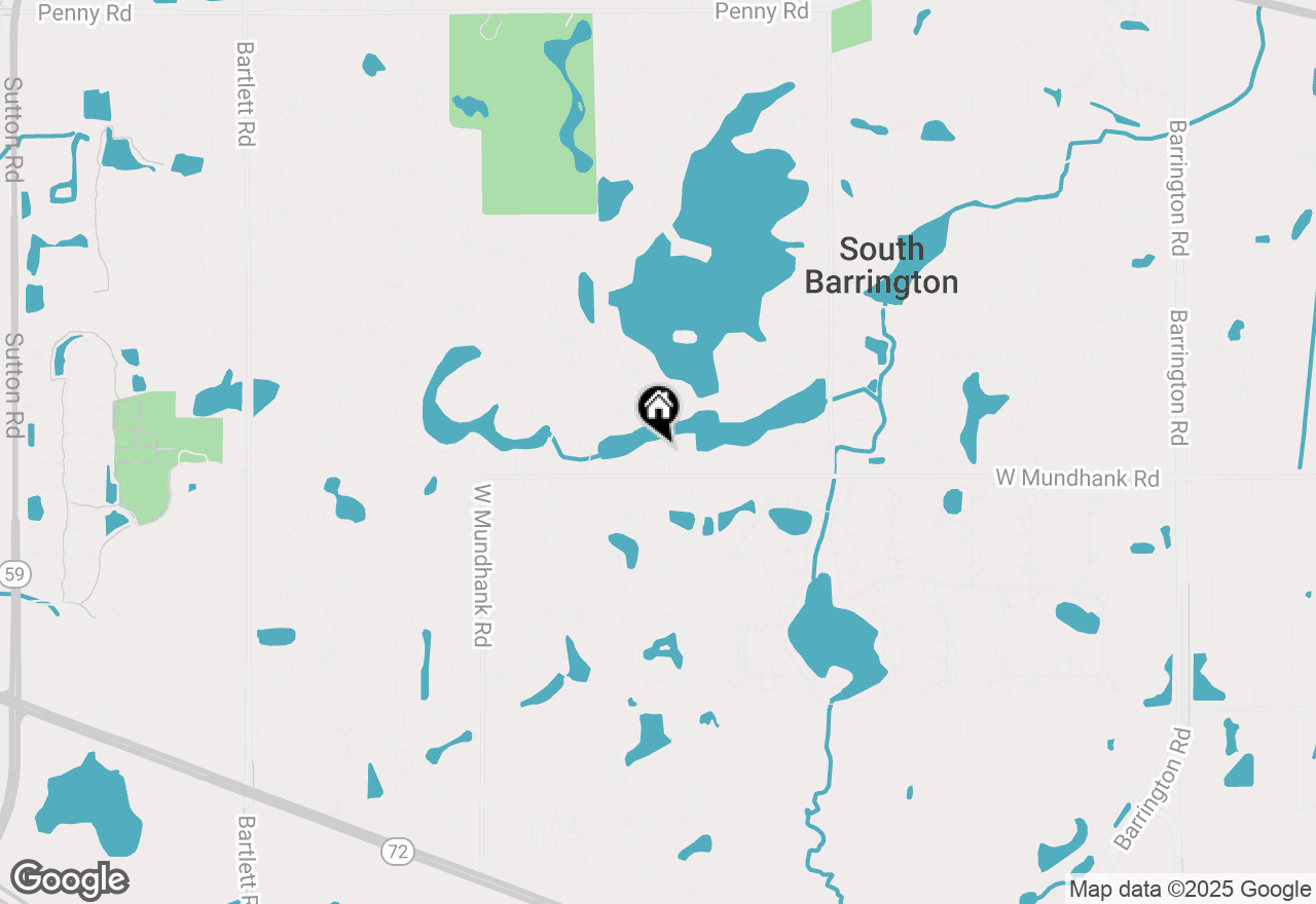 Map of 24 W Mundhank Rd., South Barrington, IL 60010