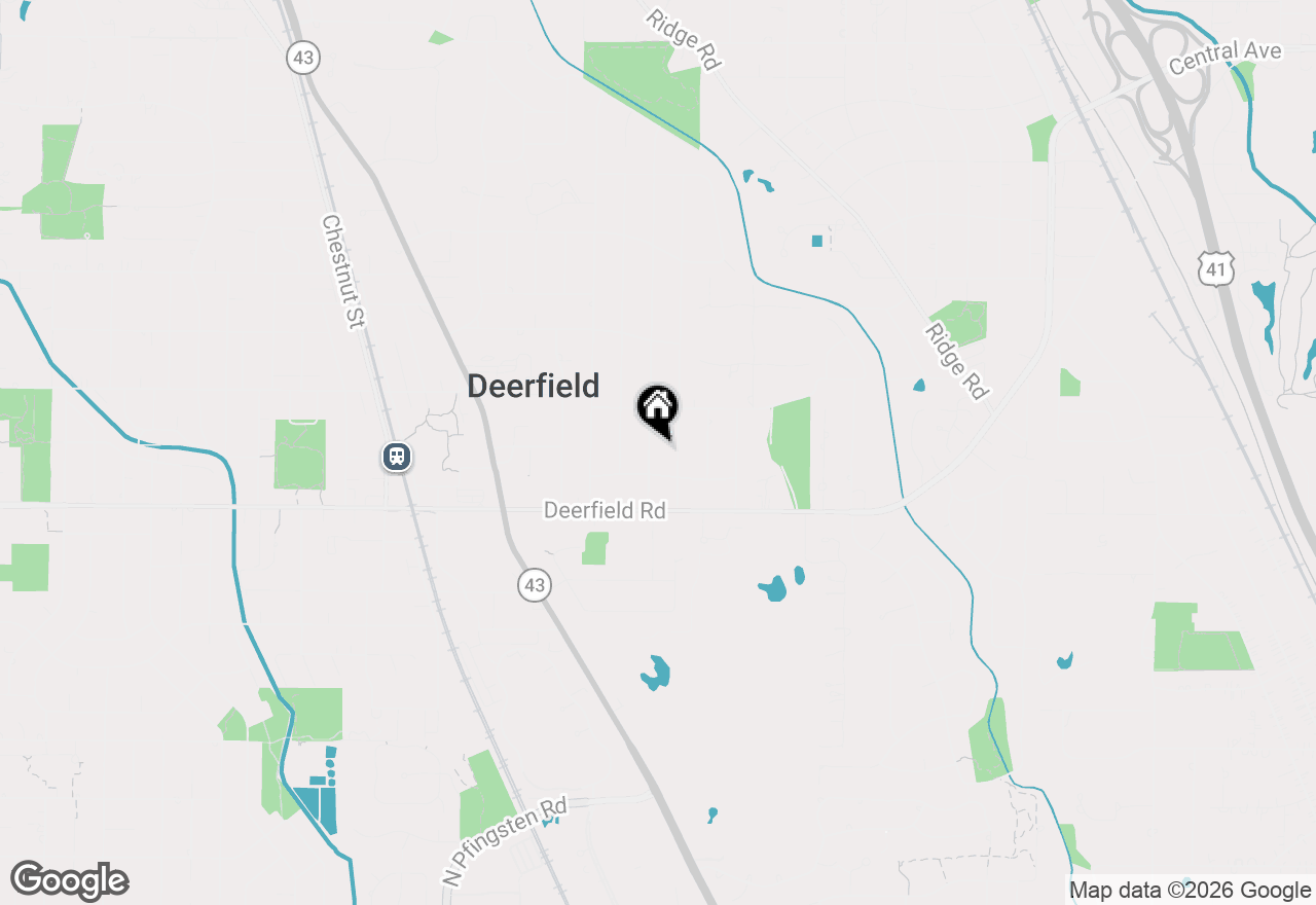 Map of 901 Kenton Road, Deerfield, IL 60015