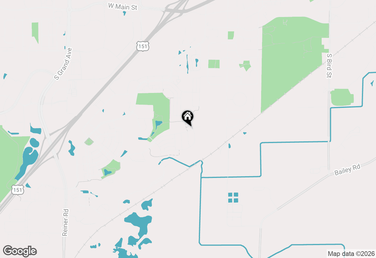 Map of 1990 Leopold Way, Sun Prairie, WI 53590
