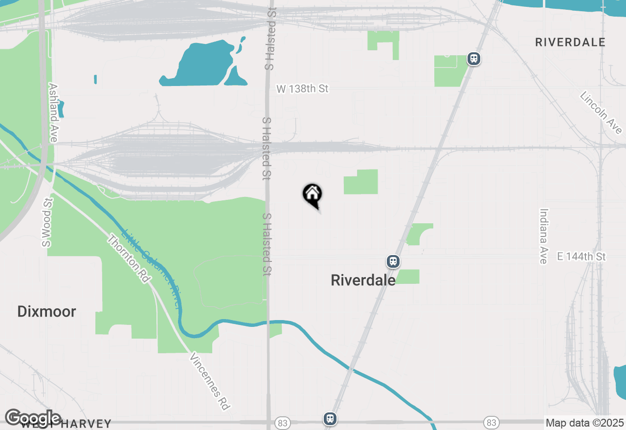 Map of 14217 S Lowe Avenue, Riverdale, IL 60827