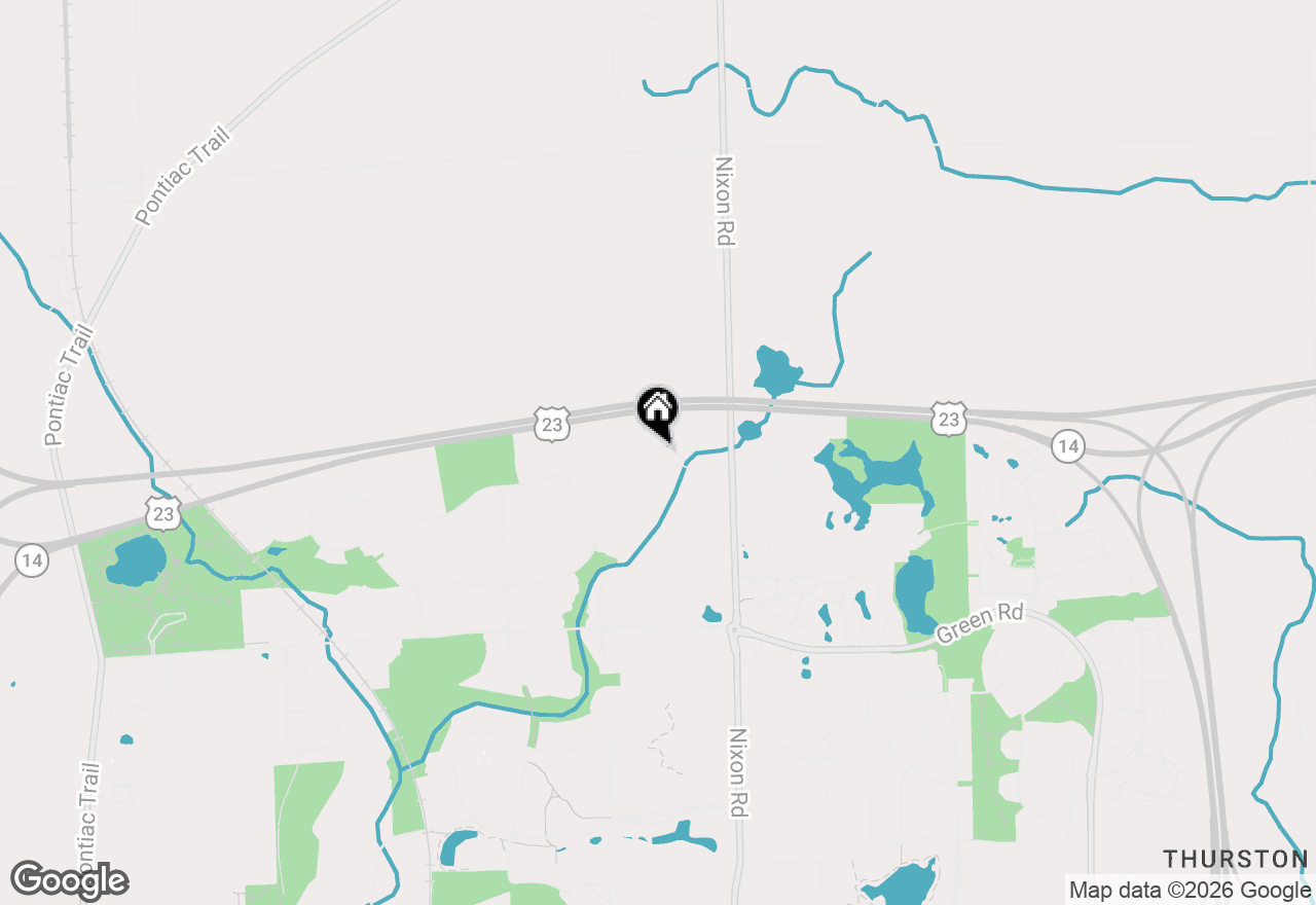 Map of 3318 Roseford Boulevard, Ann Arbor, MI 48105