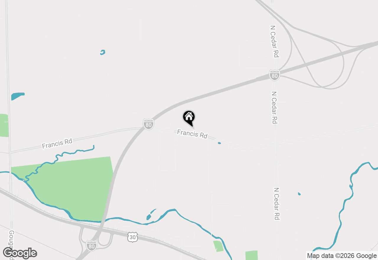 Map of 347 W Francis Road, New Lenox, IL 60451