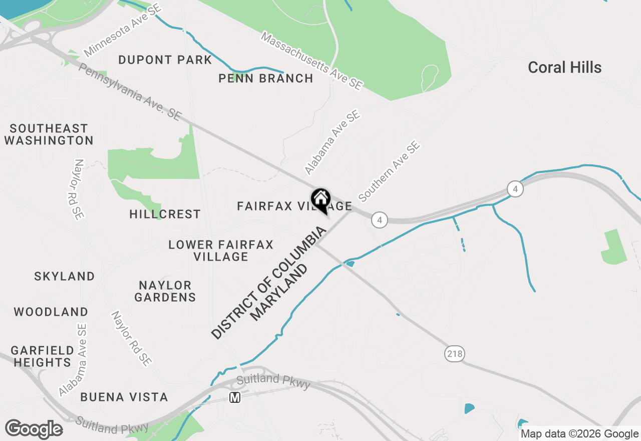 Map of 2145 Suitland Terrace Se #B, Washington, DC 20020