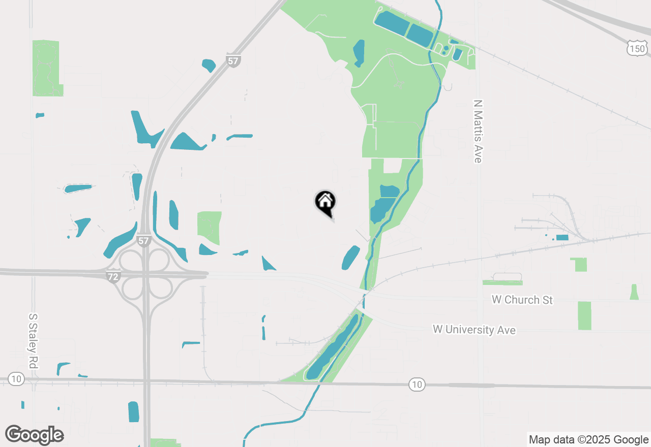 Map of 2613 Covington Drive, Champaign, IL 61822