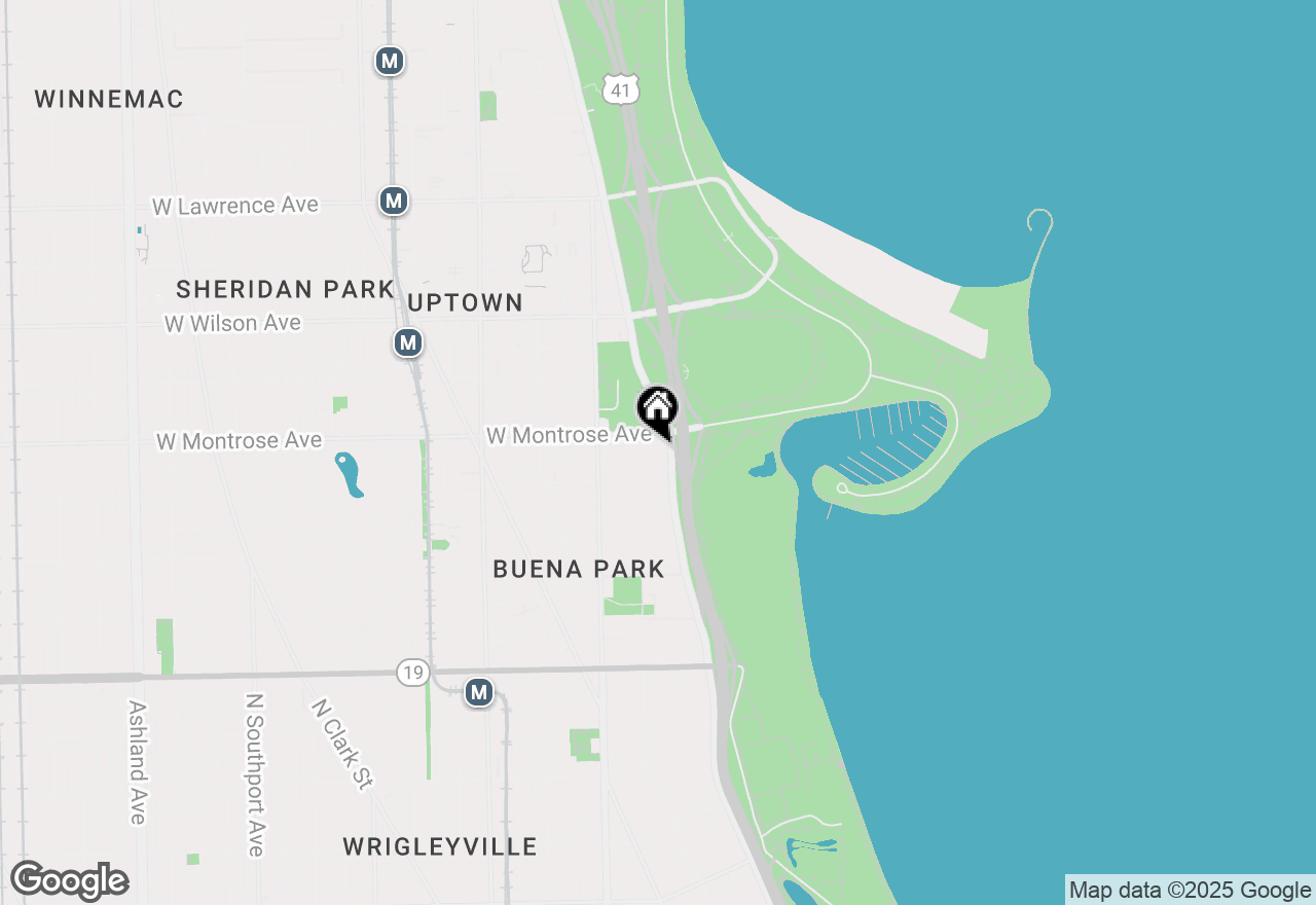 Map of 4300 N Marine Drive #1101, Chicago, IL 60613