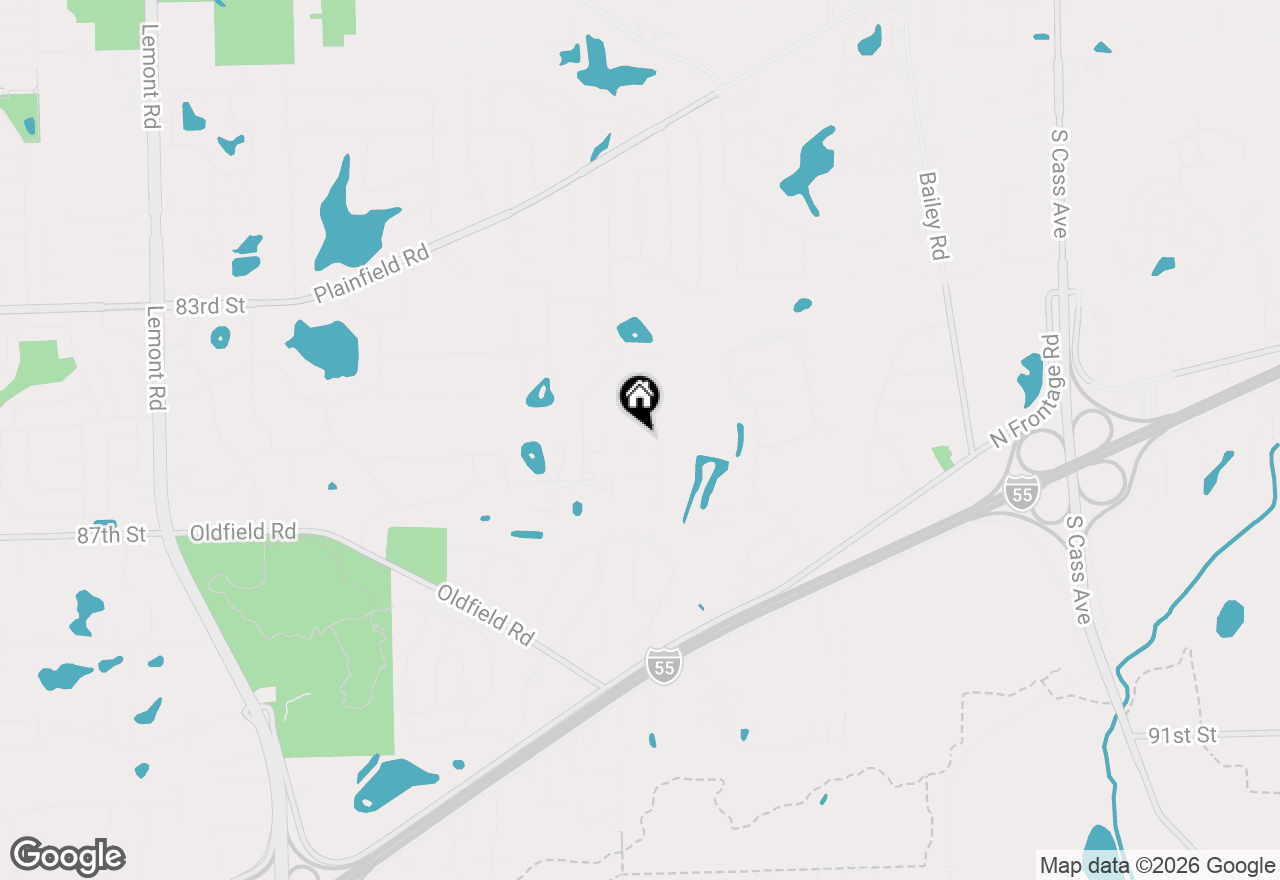 Map of 1804 Woodview Court, Darien, IL 60561