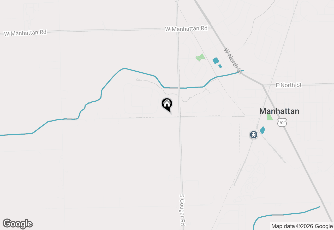 Map of 25653 S Riley Erin Road, Manhattan, IL 60442