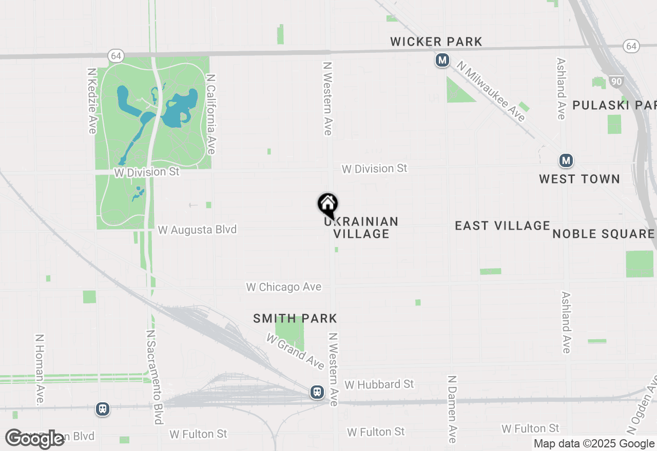 Map of 1000 N Western Avenue, Chicago, IL 60622