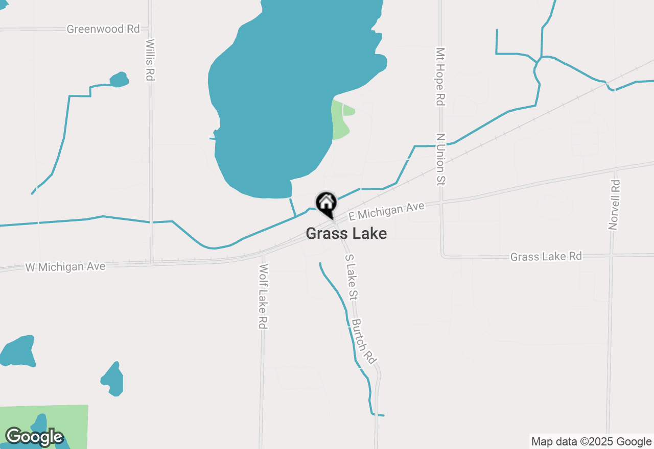 Map of 114 W Michigan Avenue, Grass Lake, MI 49240