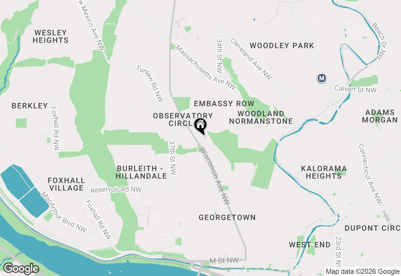 Map of 2111 Wisconsin Avenue Nw #302, Washington, DC 20007