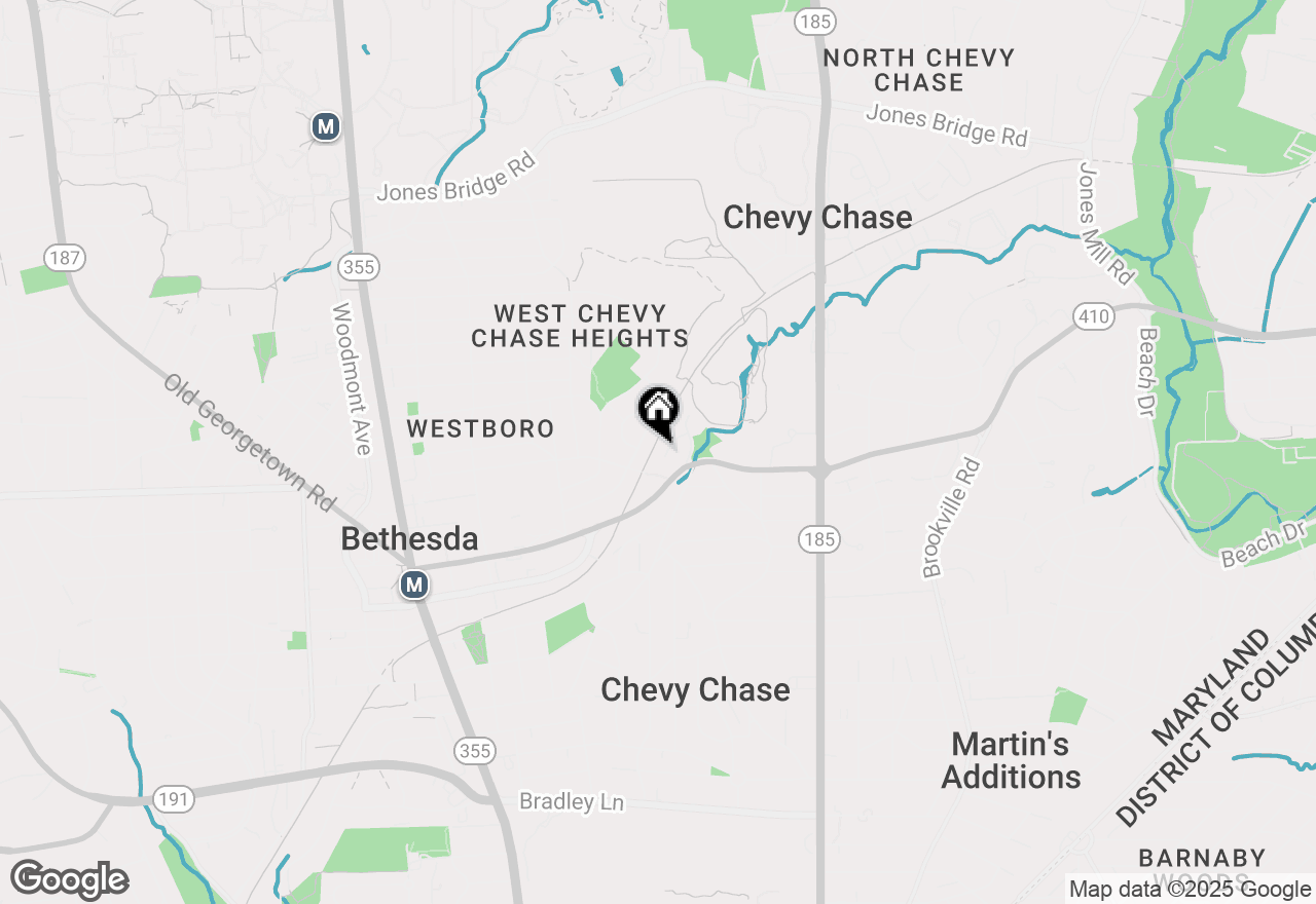 Map of 4110 Edgevale Court, Chevy Chase, MD 20815