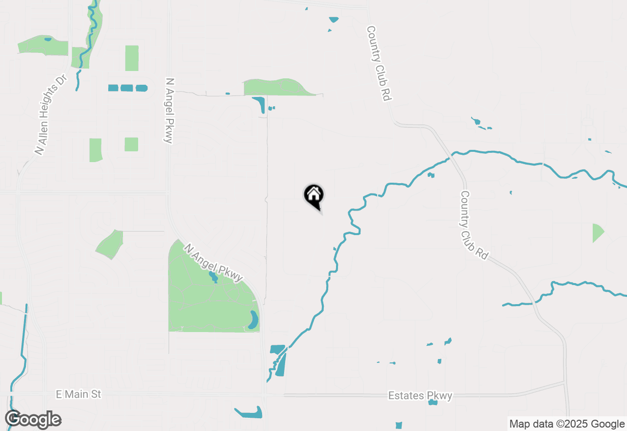 Map of 849 Rock Ridge Road, Allen, TX 75002