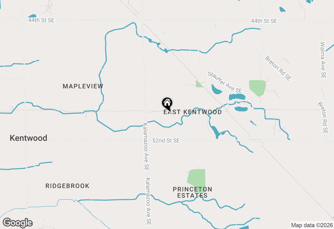 Map of 1735-1737 Sunny Creek Street Se, Kentwood, MI 49508