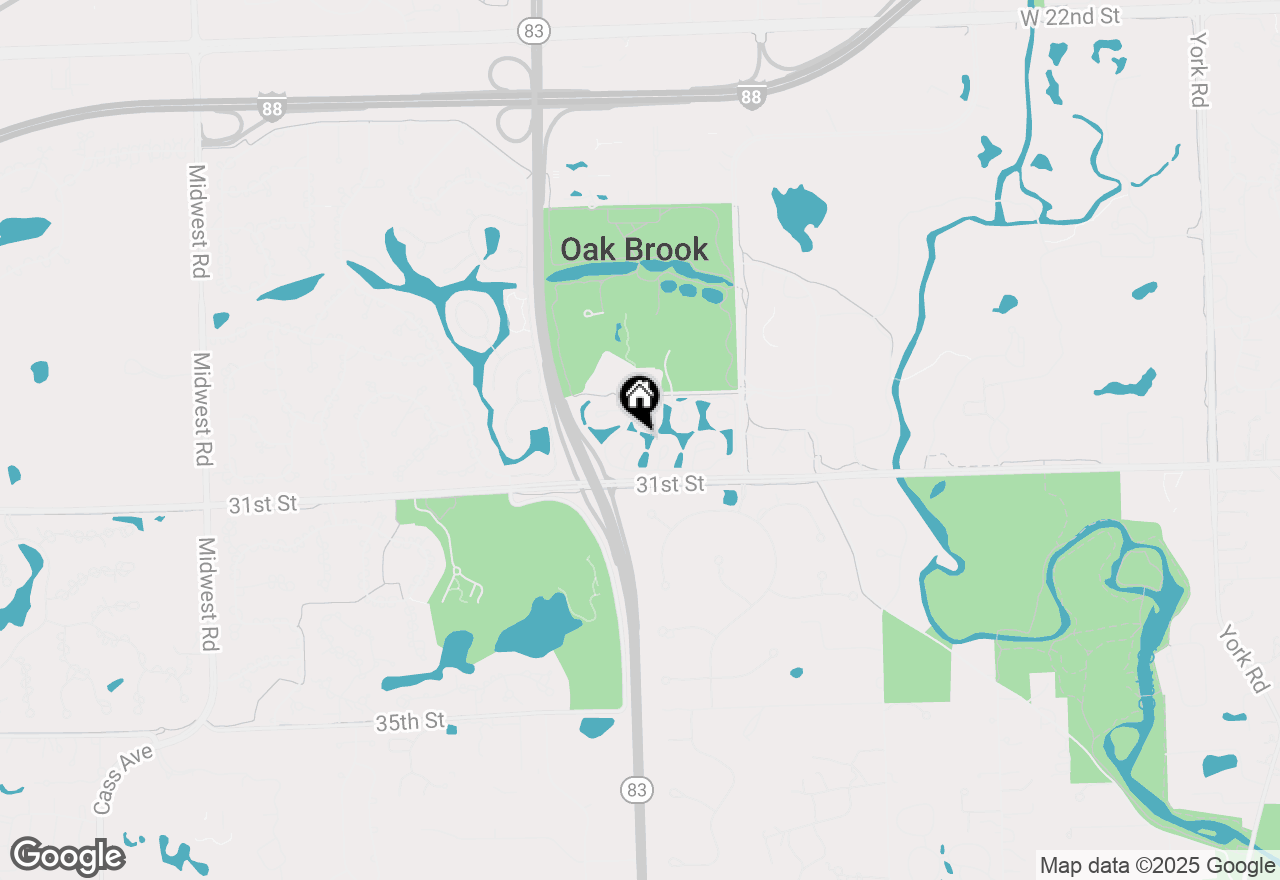 Map of 48 Forest Gate Circle, Oak Brook, IL 60523